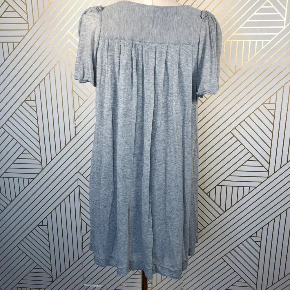 3.1 Phillip Lim Gray Swingy Short‎ Sleeve Top - Image 5