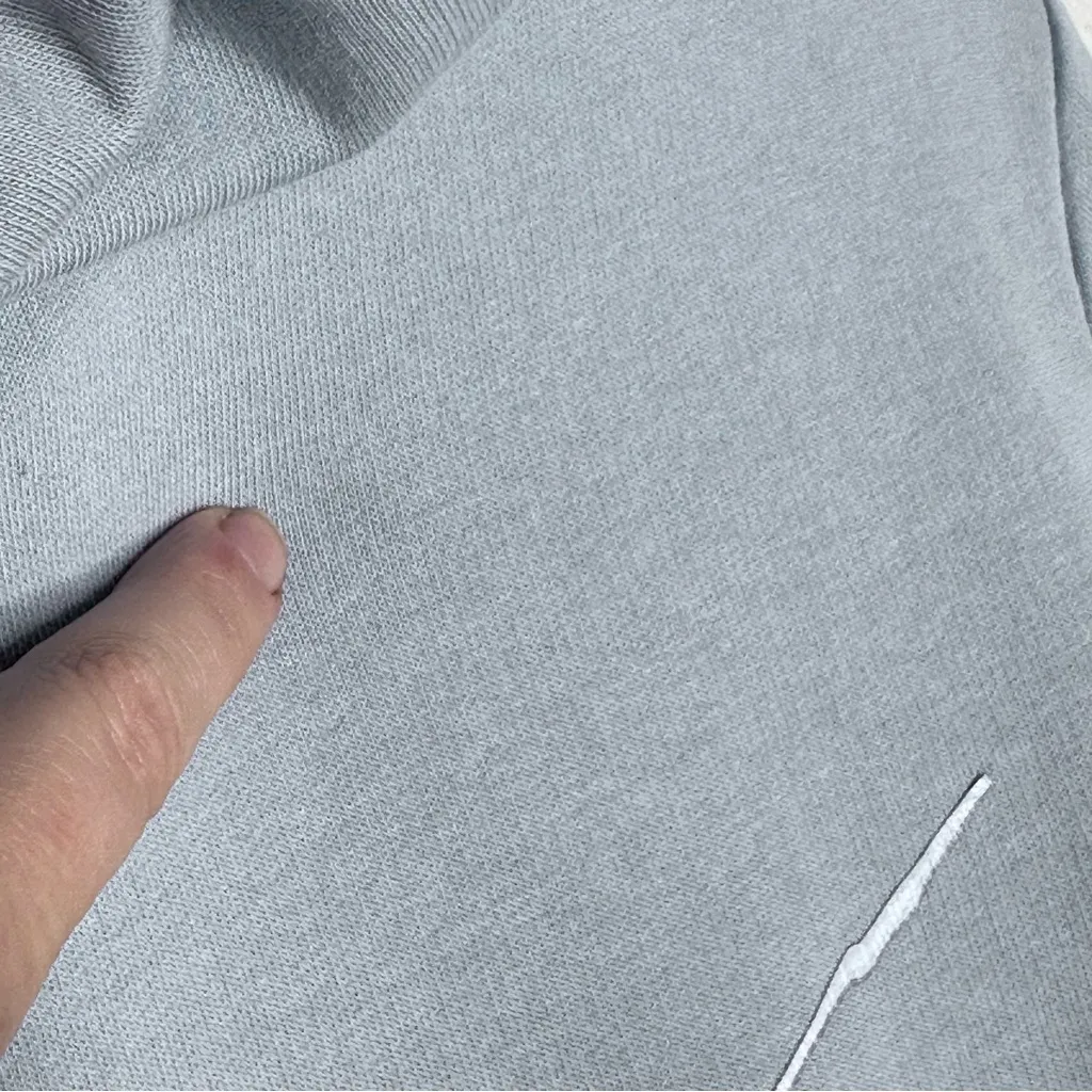 Vintage Naruto Sasuke 2002 Masashi Kishimoto Hoodie Bershka Light Blue Size XS - Image 10