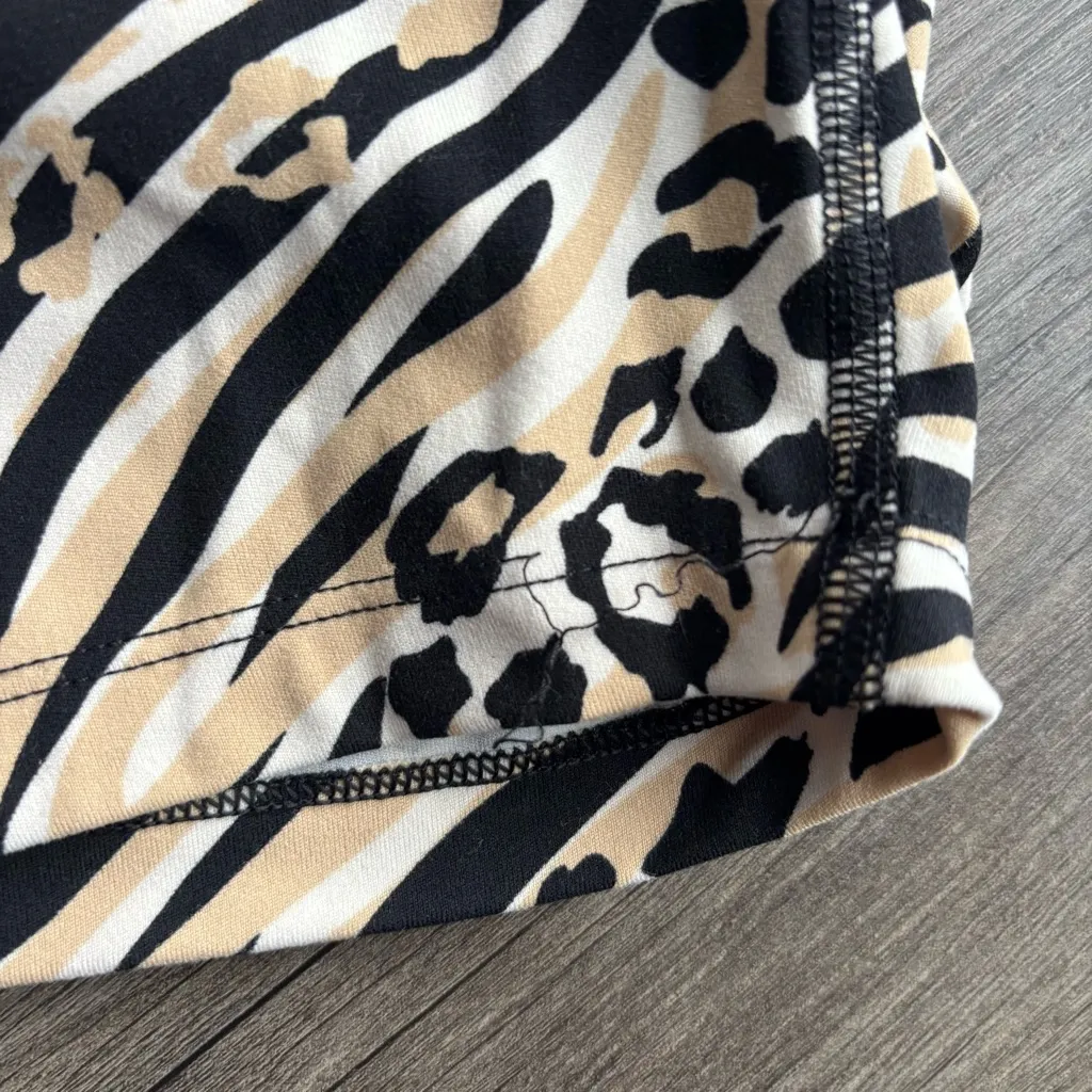 VS Pink Buttery Soft Animal Print Biker Shorts Medium - Image 10