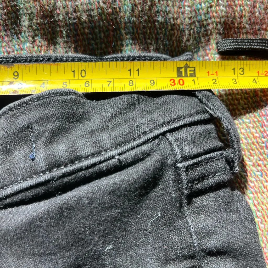 GAP Vintage Y2K Black Skinny Jeans SZ 4 Straight Leg Dark Wash Bootcut High-Rise - Image 9