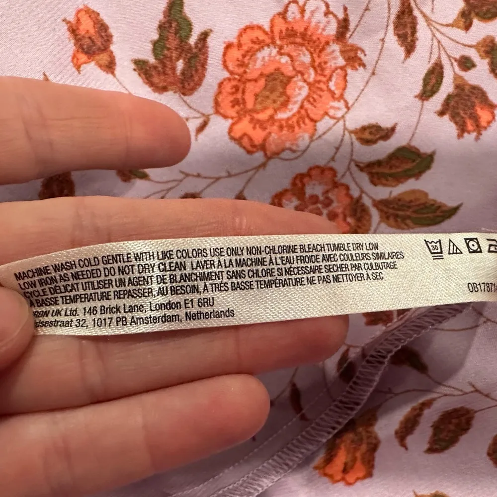 Free People On My Own Printed Midi Dress Medium M NWOT - Image 9