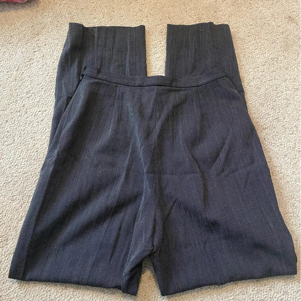 Max Mara wool blend high waist wide leg textured pants - Image 5