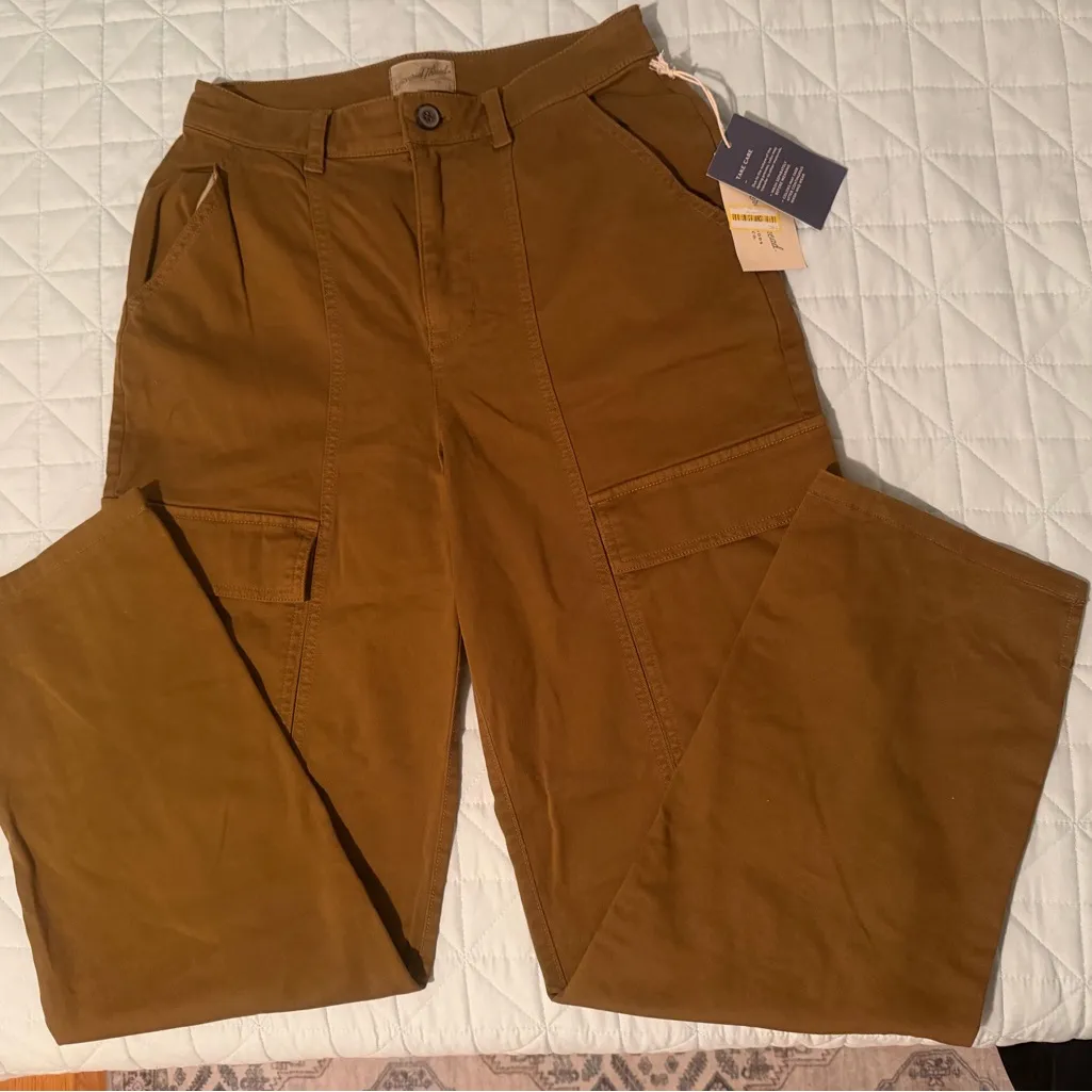 Universal Threads Universal Thread Olive Cargo Pants - Image 4