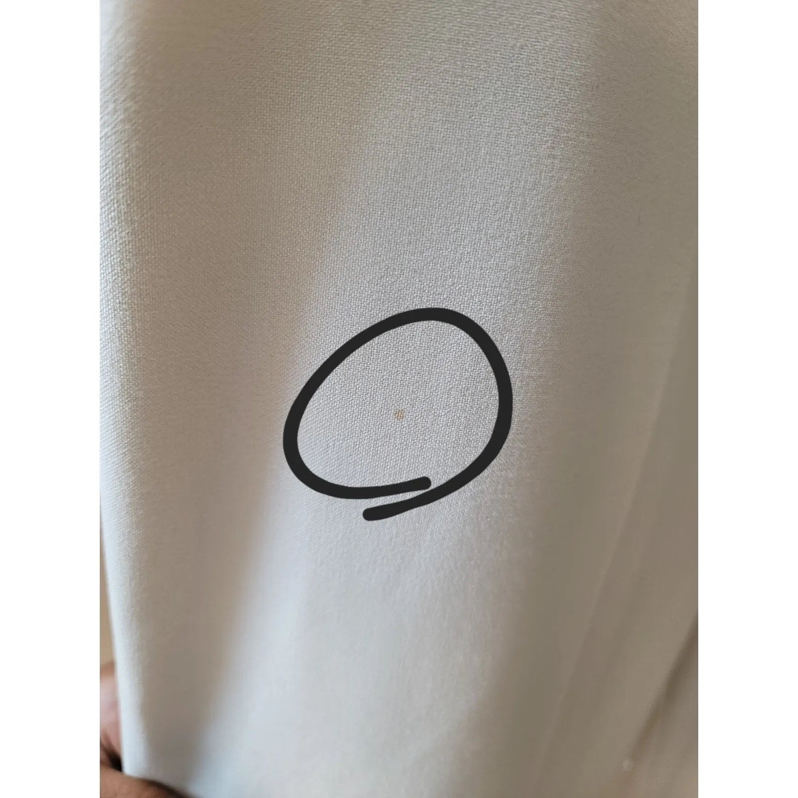 Express Trousers Women's Size 5/6 White Stretch Button Cuffed Flat Front - Image 12