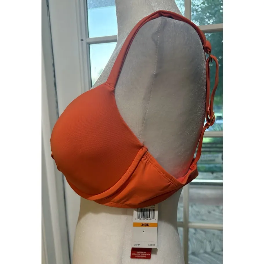 Jantzen Coral Underwire Bikini Top - Size 34DD - New - Image 2