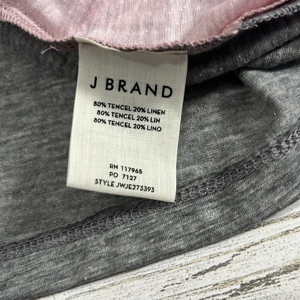 J Brand Linen Blend Two Toned Tank Size L NWT - Image 5