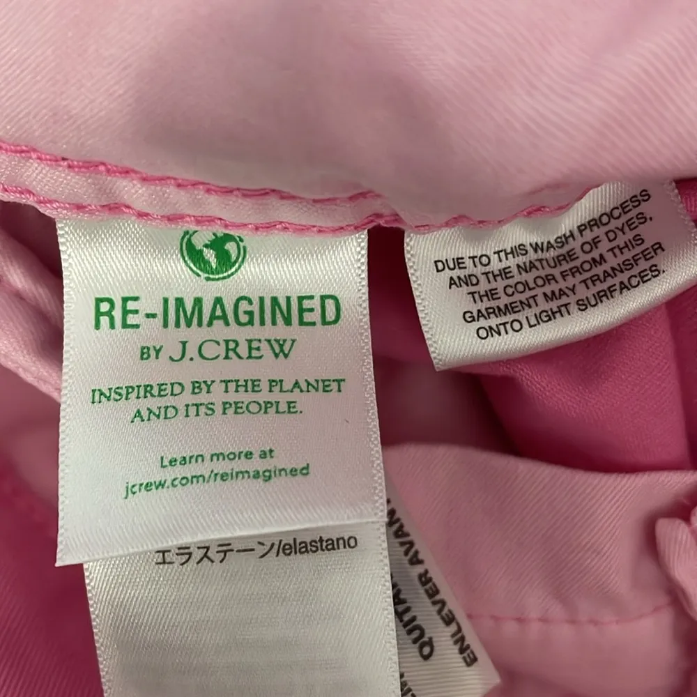 J.Crew Pink Vintagee Straight Pants - Image 6