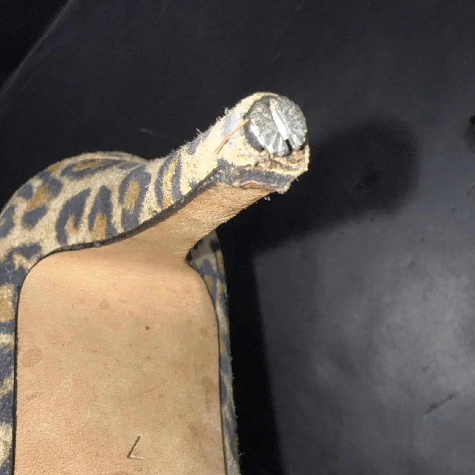 BUTTER Preppy Designer Y2K Style Cheetah Print Suede Pumps Sz 7 - Image 5