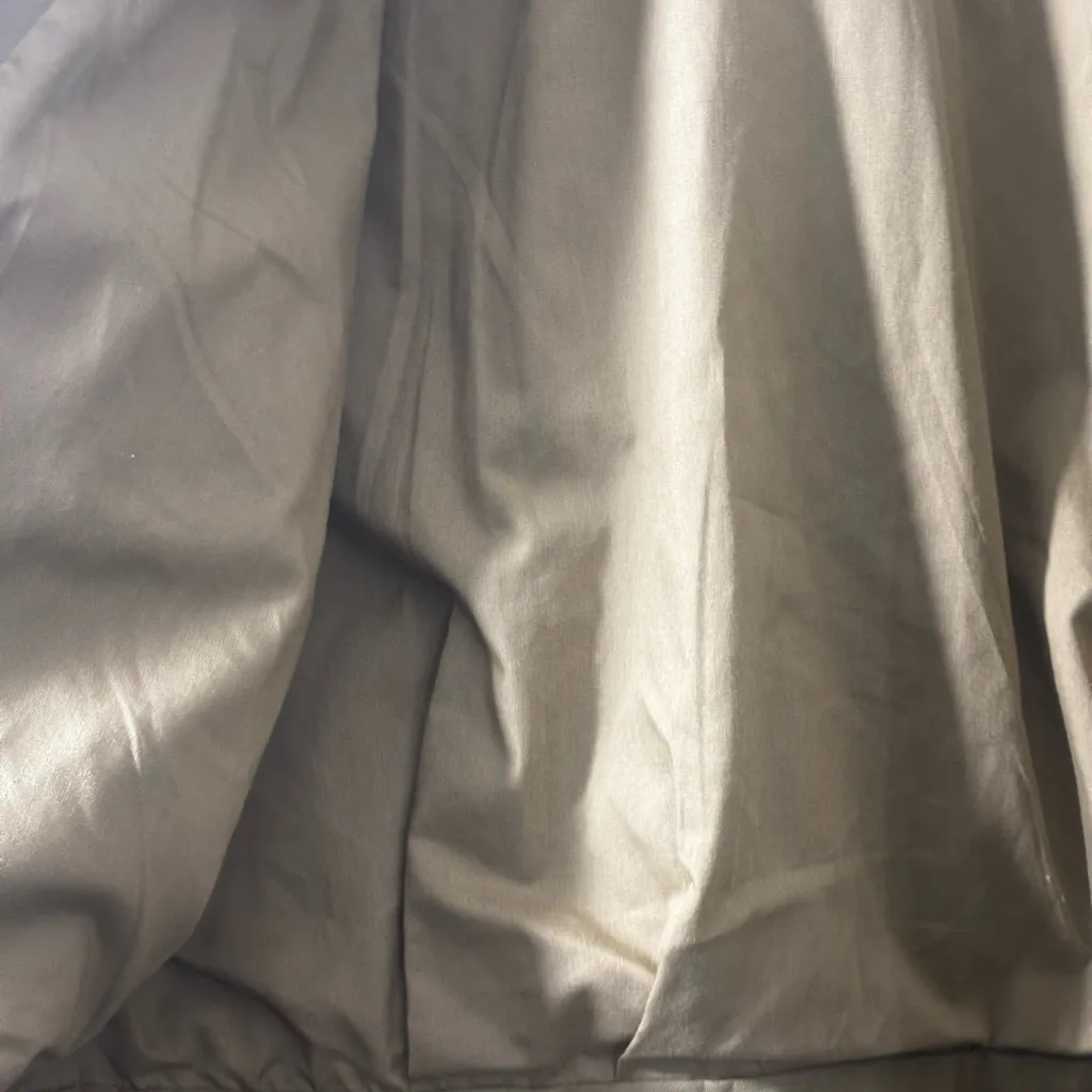 Nordstom Signature Khaki Olive Bomber Belted Quilted jacket 💯 cotton size XL - Image 9