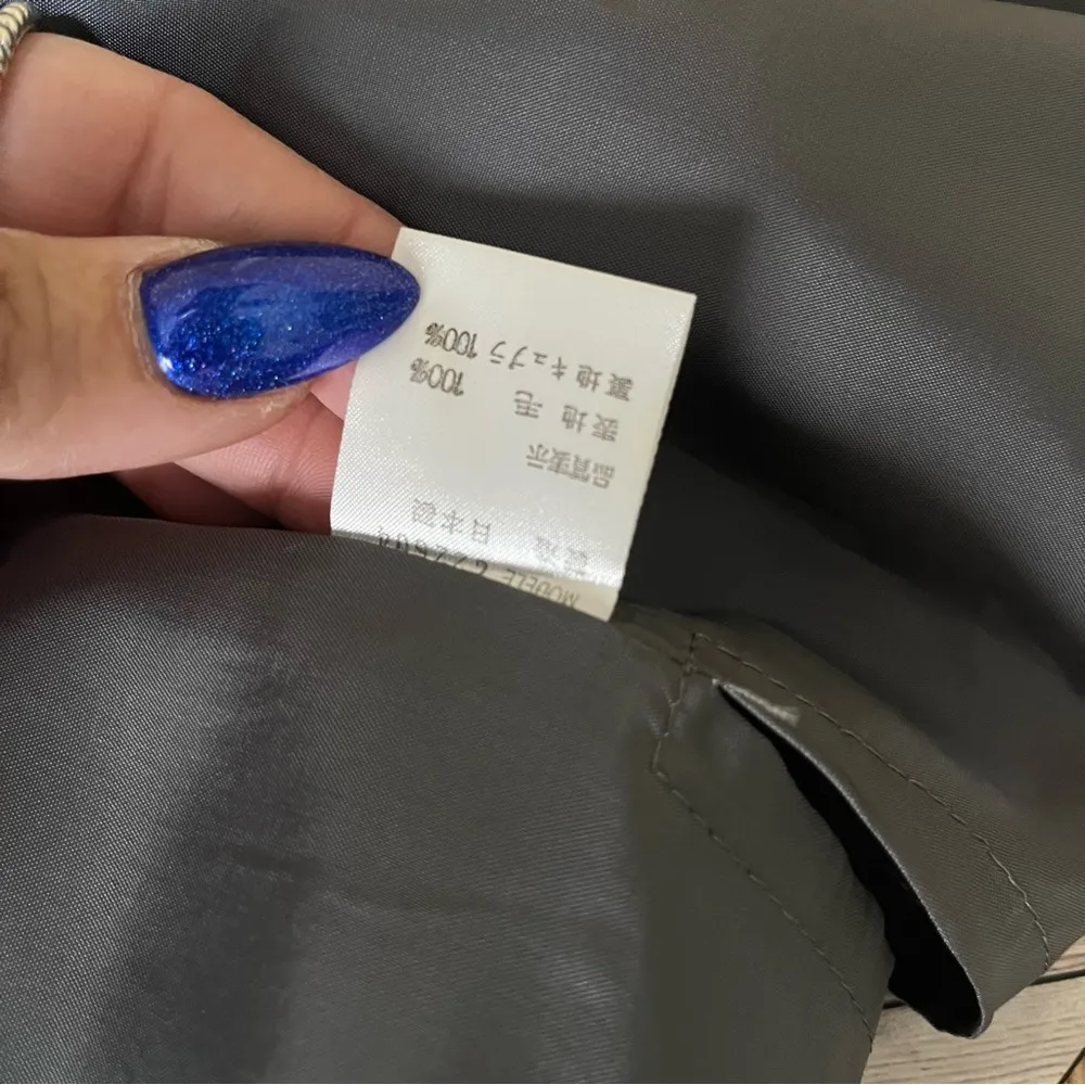 Vintage Brahmin Wool Gray Black Tartan Plaid‎ Skirt Pleated Wrap Style Classic - Image 4