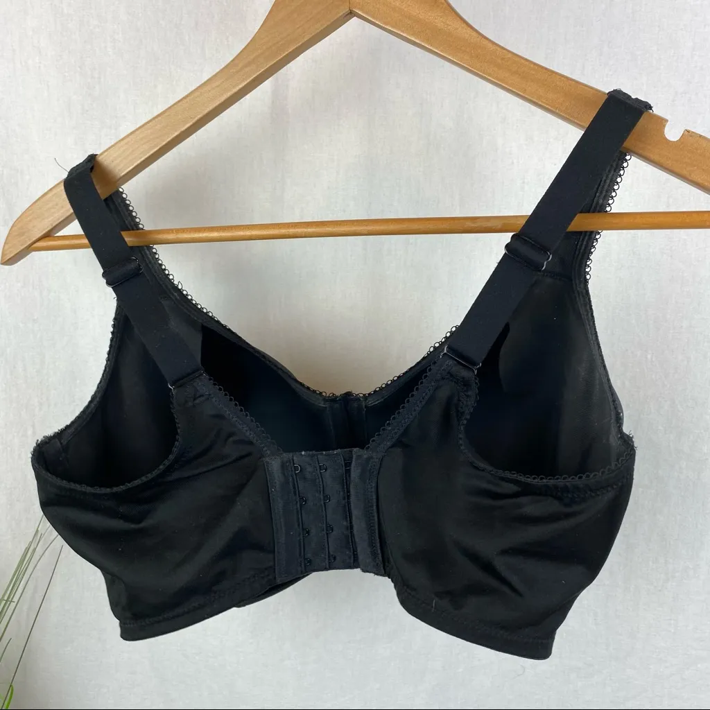 Wacoal Black Basic Beauty 853192 Underwire Unlined T Shirt Bra 42D - Image 4