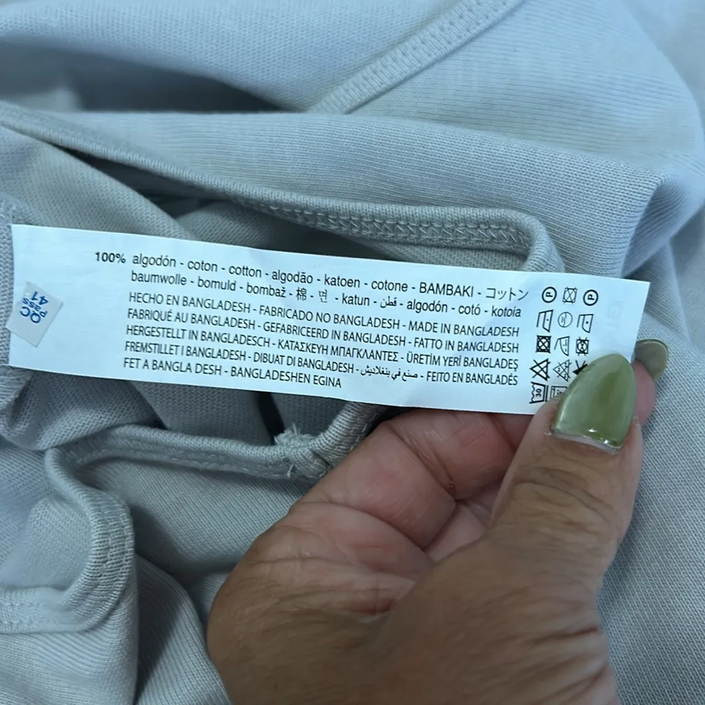 Zara Oversized Drop Crotch Cotton Romper Tan - Image 8