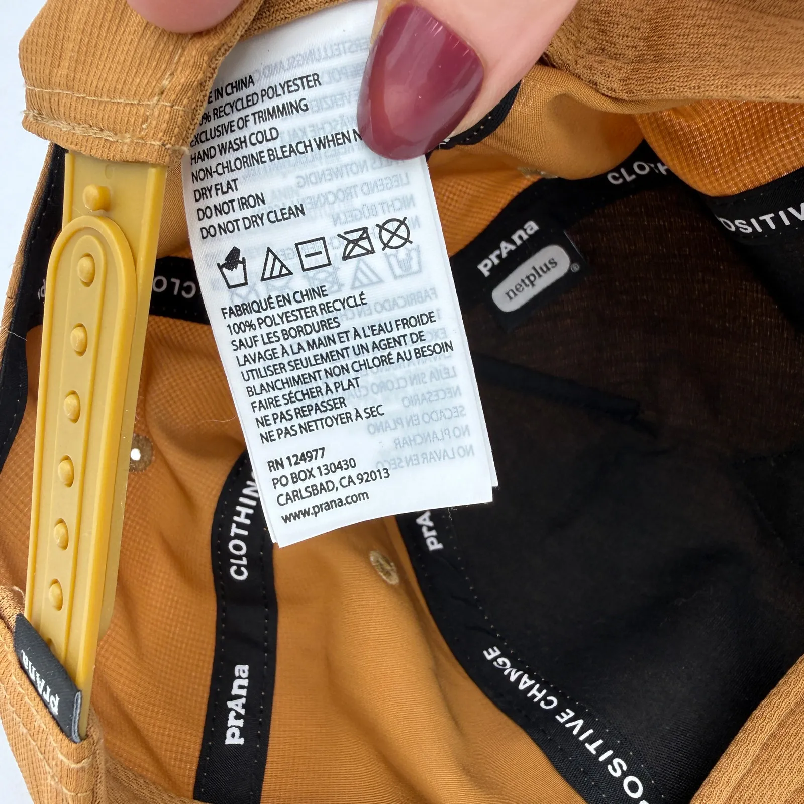 Prana Somersett Snap Back Hat Excellent Condition - Image 6