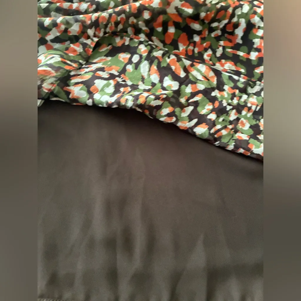 Ramy Brook Tanzania Paige Print 100% Silk Multicolor Halter Neck Scarf Top - Image 11