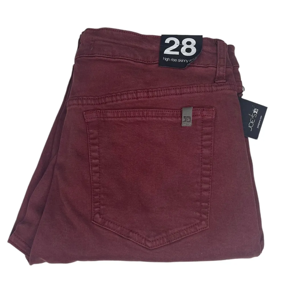 new Joes Jeans ☮︎︎ Charlie Hi Rise Stretch Skinny Jean ☮︎︎ Brick Red ☮︎︎ Size 28 - Image 9