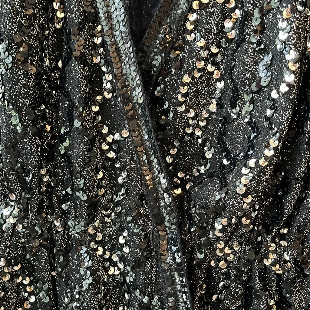 Glamorous Miss vintage sequined jacket Black Size 14 - Image 6