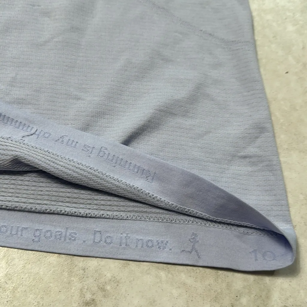 Lululemon Swiftly‎ Tech Racerback Light Purple Tank Size 10 - Image 4