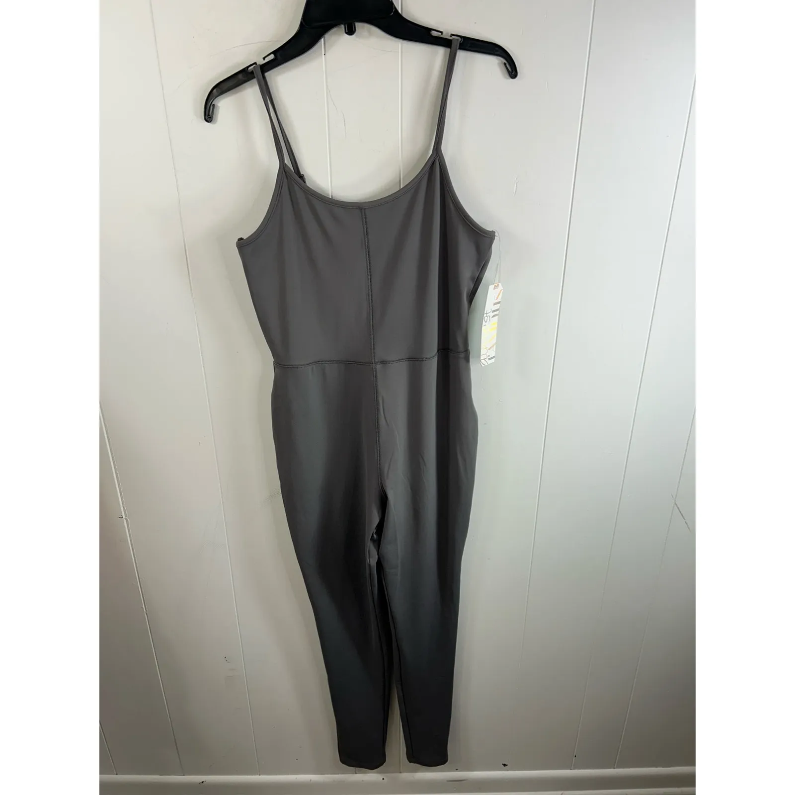 Almost Famous New!  NWT Gray Stretch One Piece Jumpsuit in size large. - Image 3