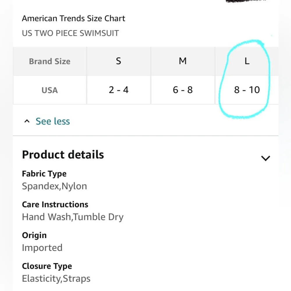 NWOT Women's Sporty Two Piece Swimsuit Halter Push Up Top w/ Shorts Size:Large Blue - Image 13