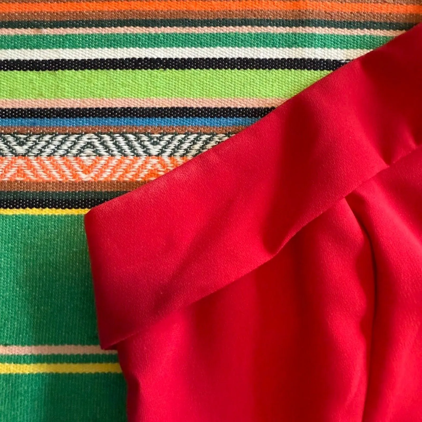 Adelyn Rae Red Halter Neck Wrap Mini Dress size M - Image 12