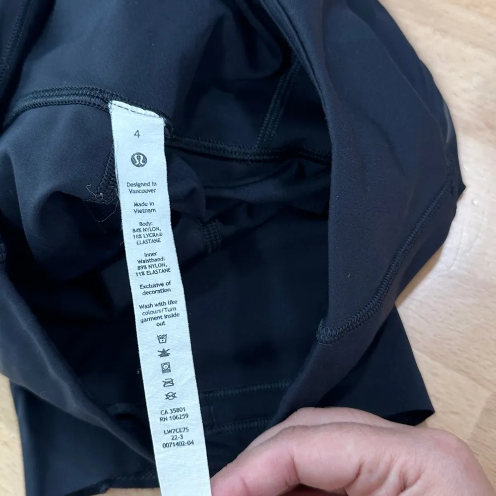 Lululemon Base Pace High-Rise Reflective Short 8" Black Nulux athletic running 4 - Image 7