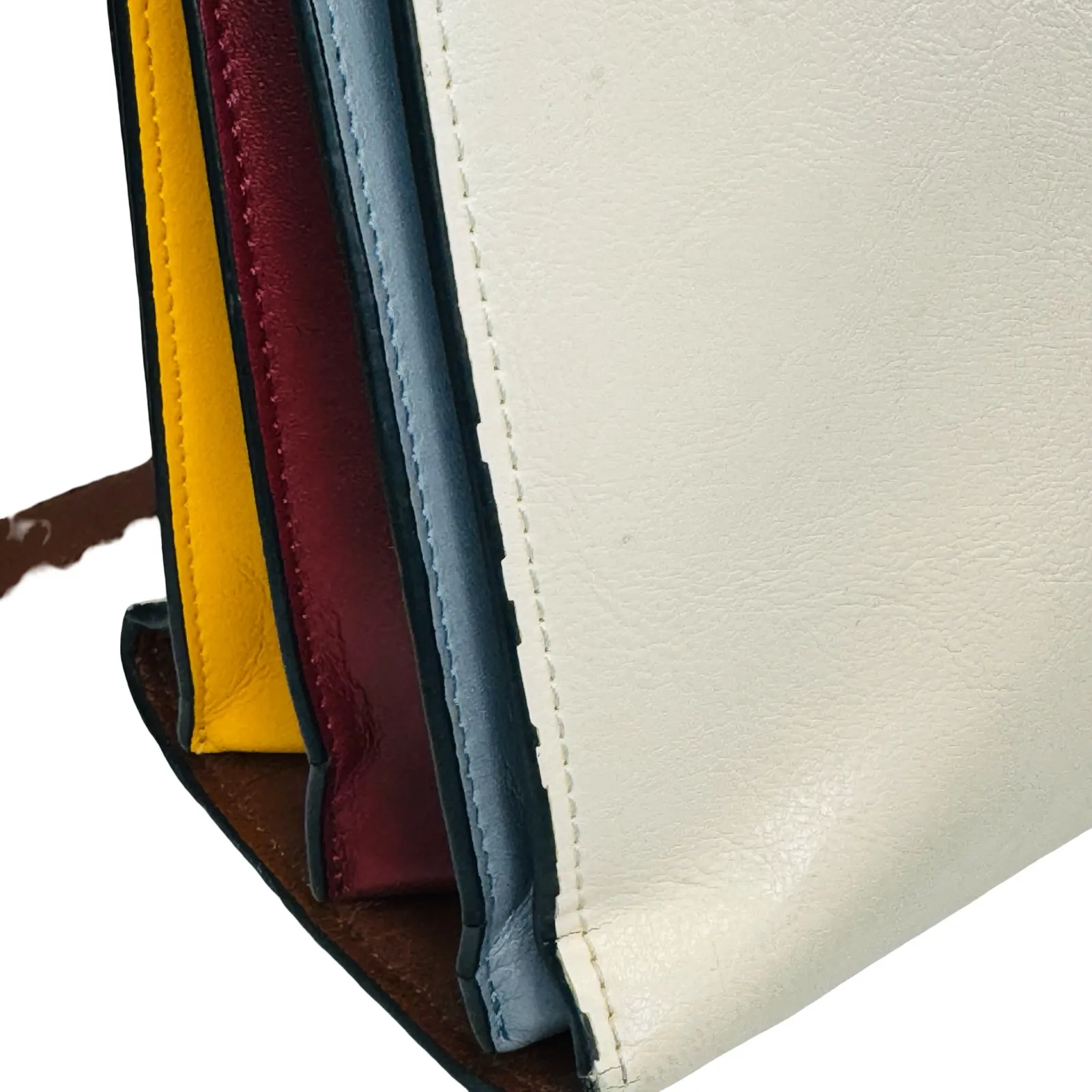 Bostanten Leather Laptop Tote Briefcase Work Bag Multi Compartment Shoulder Bag Brown - Image 10