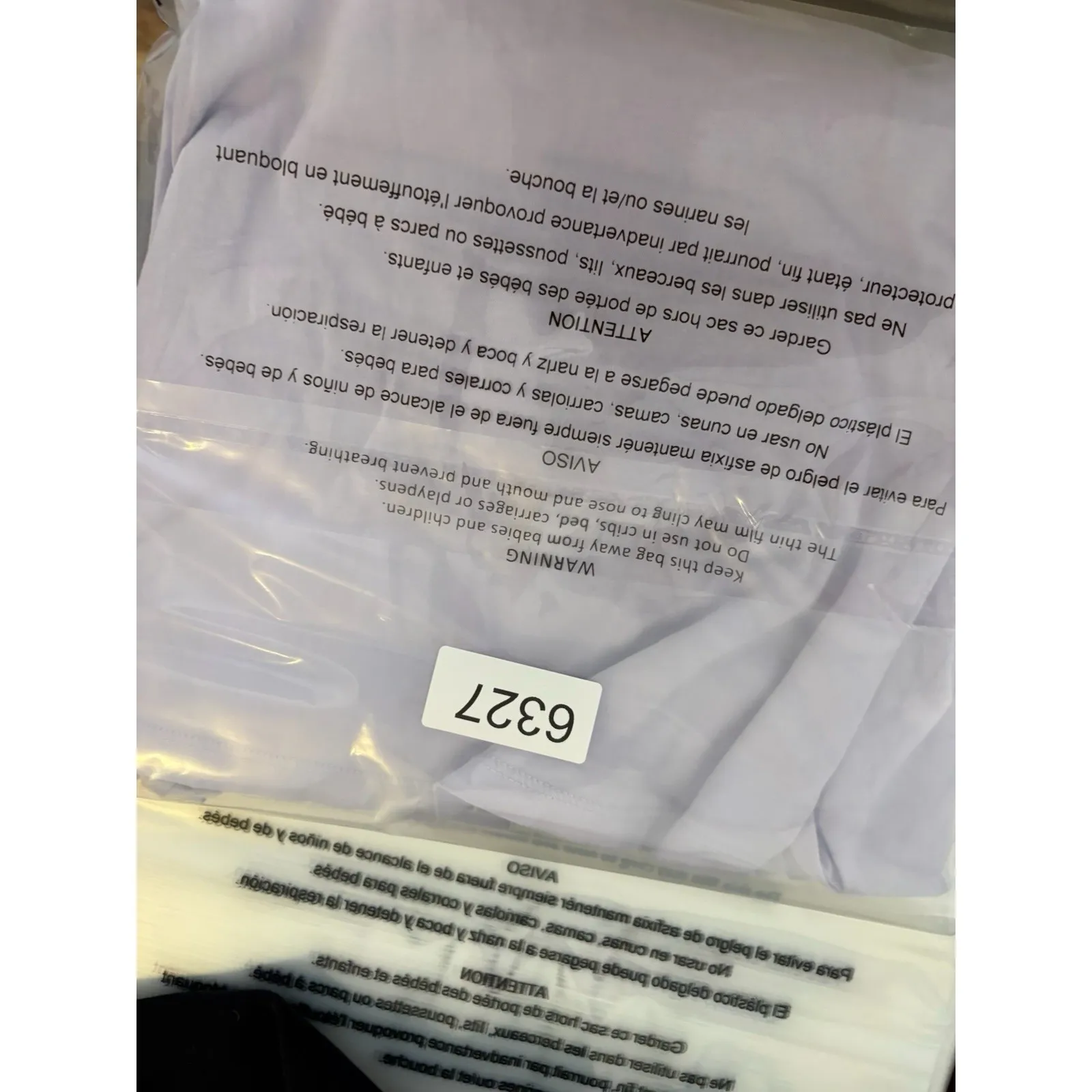 eileen fisher light purple boxy tee shirt organic cotton large - Image 7