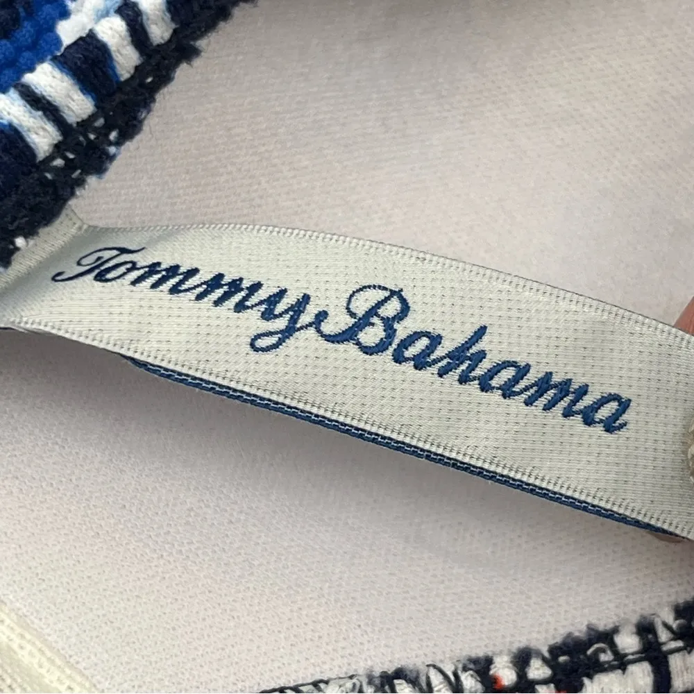 Tommy Bahama One Piece Island Cays Ikat Bandeau Swimsuit Women Size 8 Summer NEW - Image 2