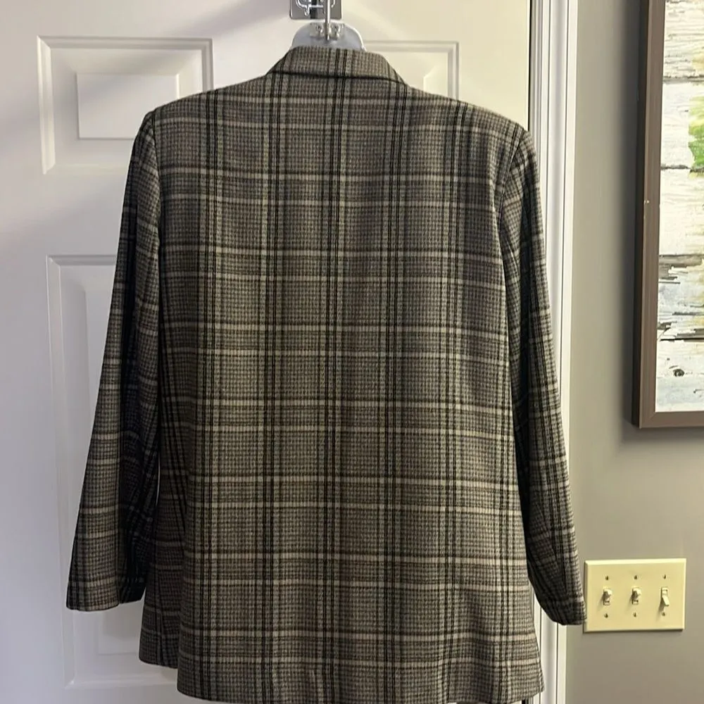 Alfred Dunner Women’s Wool Single Breasted Lined Blazer w/ Shoulder Pads-Size 12 - Image 7