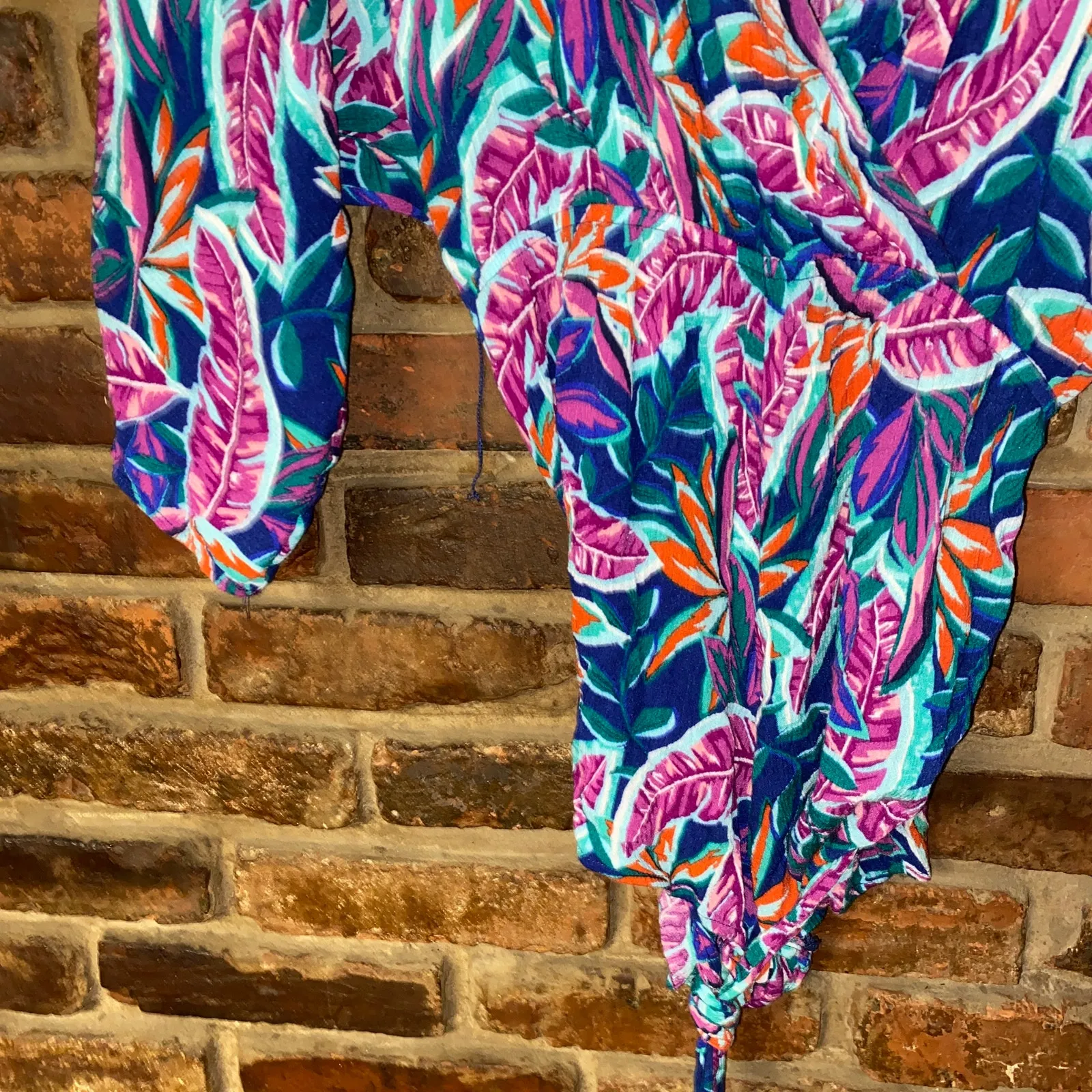 Lulus Hypnotized Purple Lightweight Woven Surplice Romper Women's Size Medium - Image 5