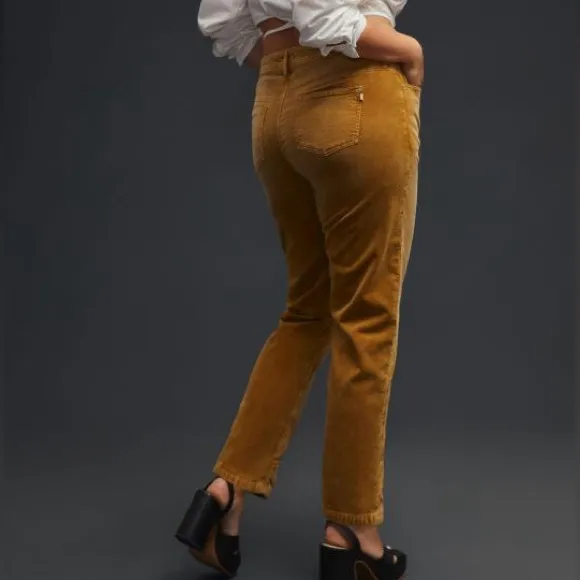 ANTHROPOLOGIE PILCRO high rise skinny courdoy. new w tags. order 142 Orange Size 26 - Image 4