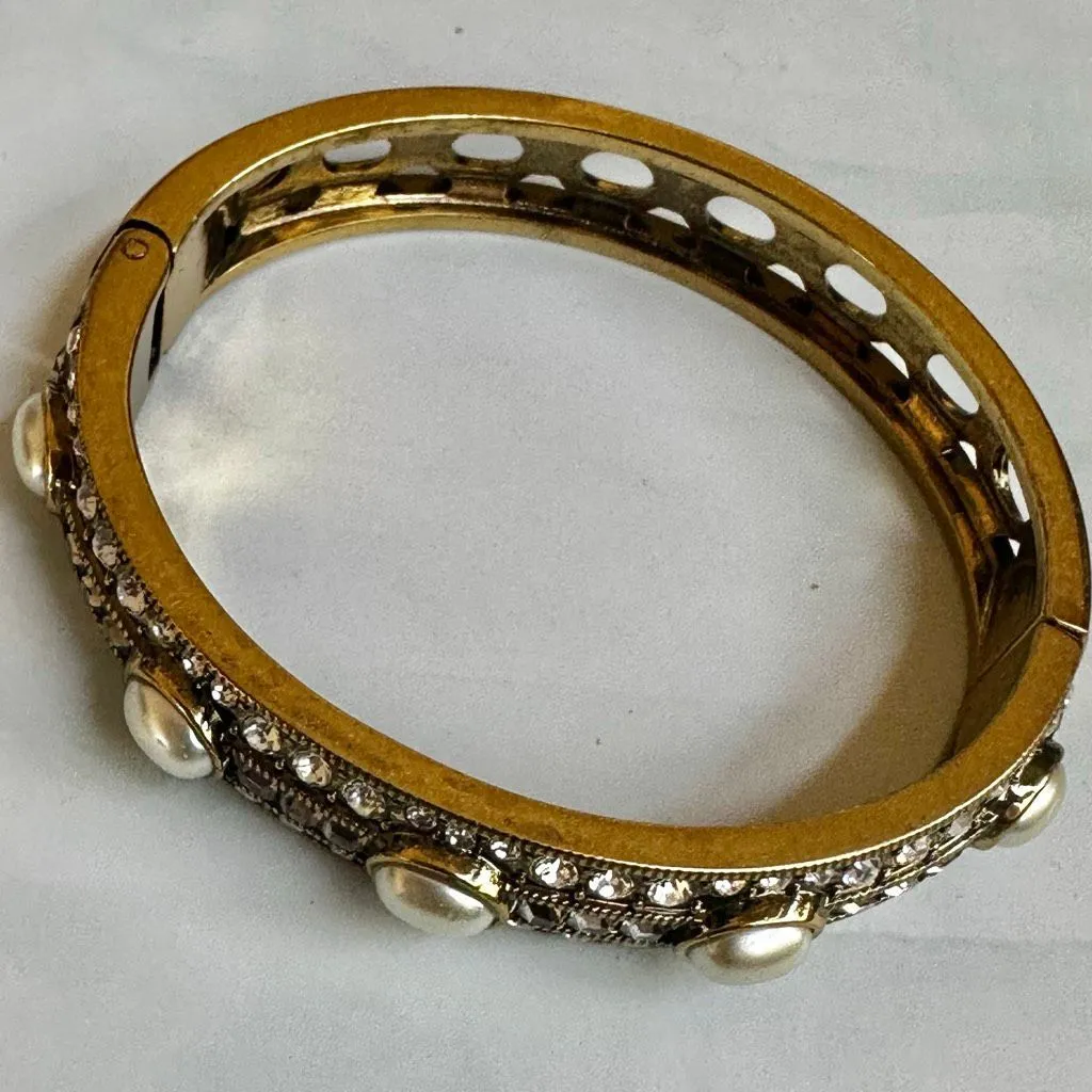 Heidi Daus Faux Pearl & Crystal Gold - Image 7