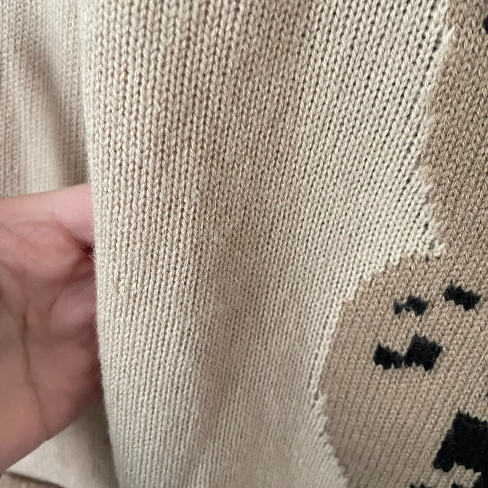 Dolls Kill Basic Pleasure Mode Big Ted Teddy Bear Sweater Size UK 10 US Medium - Image 5