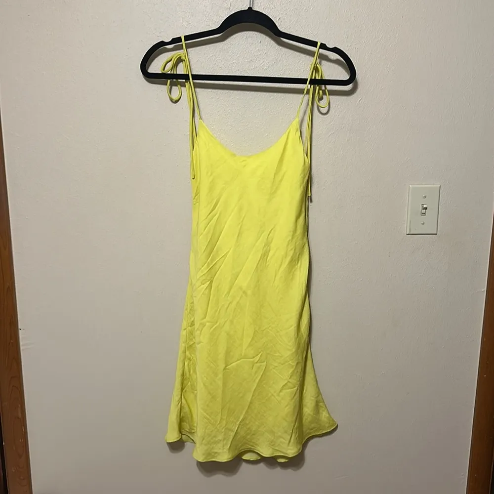 Line & Dot Brooke Mini Dress In Lemon‎ Size Small NWT - Image 5