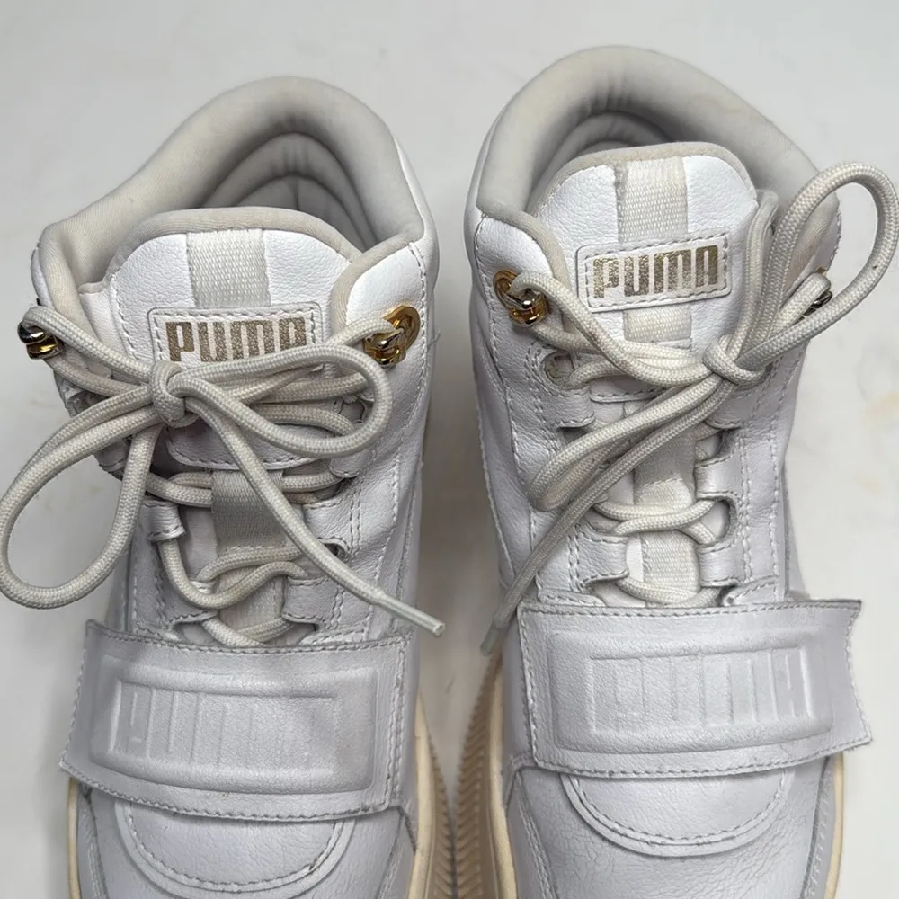 Puma Women’s Deva Boot Shoes White High Top Sneakers S-280 Sz 8.5 - Image 10
