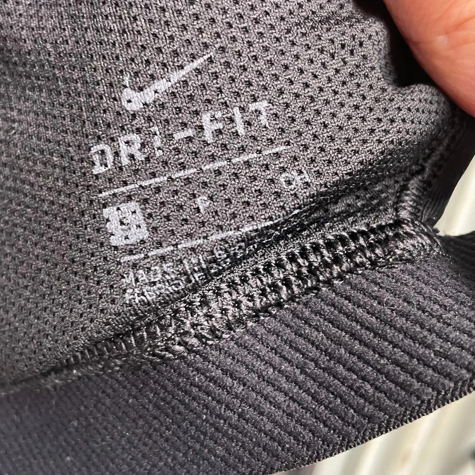 Nike Womens Black Logo Sports Bra Size Small Athletic Athleisure Workout - Image 4