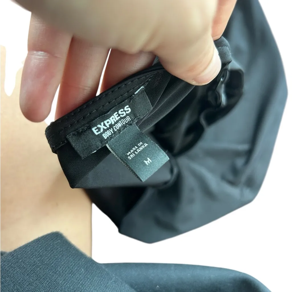 Express Cream and Black Camisole Set Size Medium Body Contour NWT - Image 8