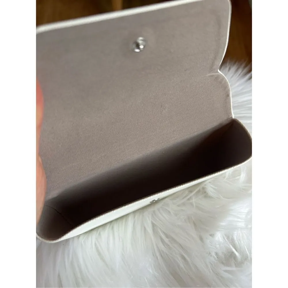 Michael Kors white sunglasses case eye glass case - Image 2