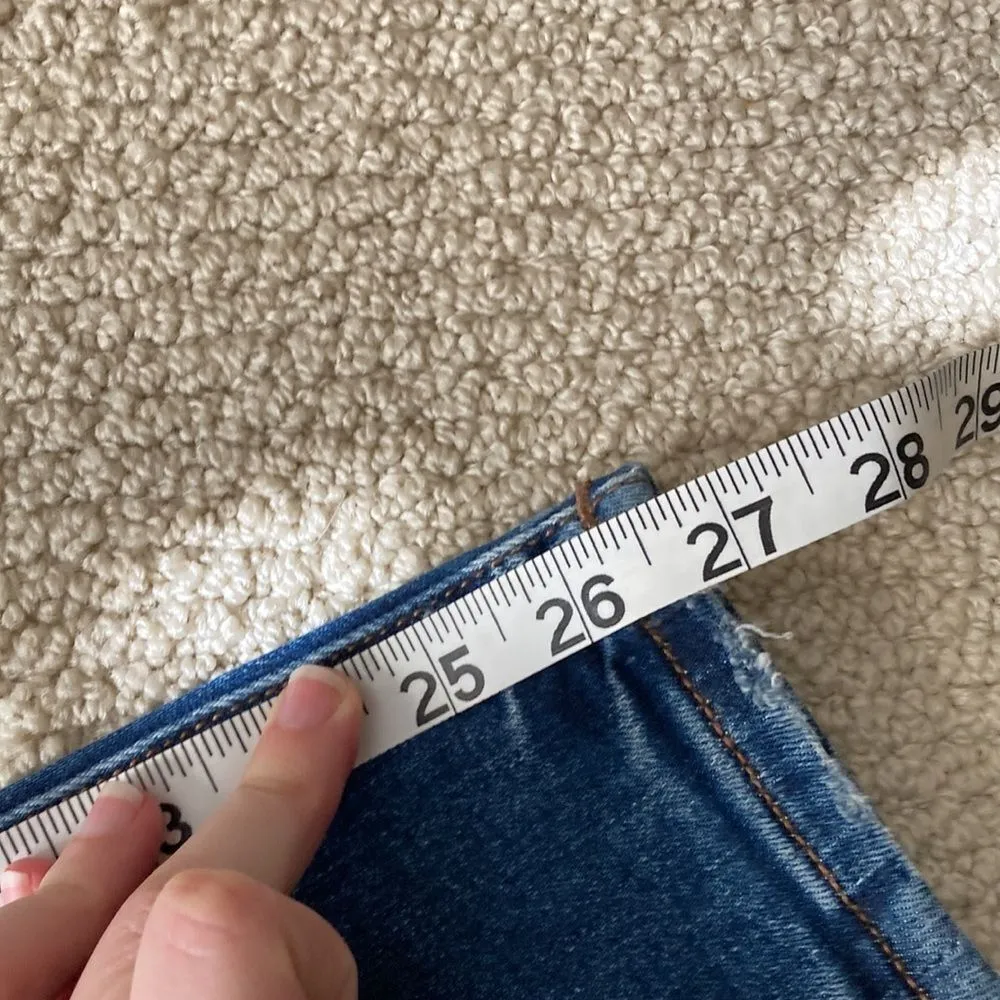 American Eagle Hi-Rise Jegging Jeans Size 2 Short Medium Wash Slim Like New - Image 8