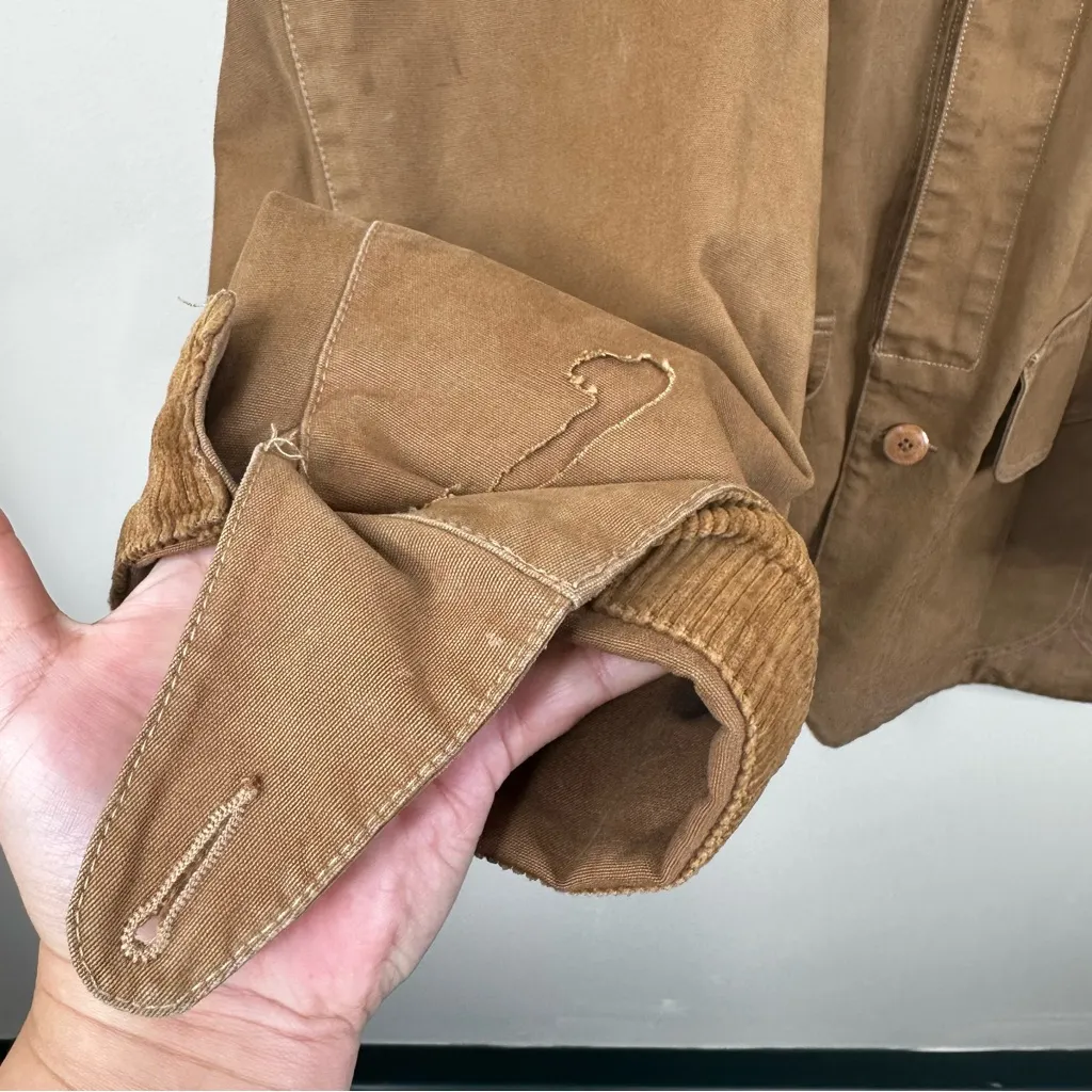 Vintage Polo Ralph Lauren Sportsman Chore Coat Barn Jacket Mens XL Tan - Image 4