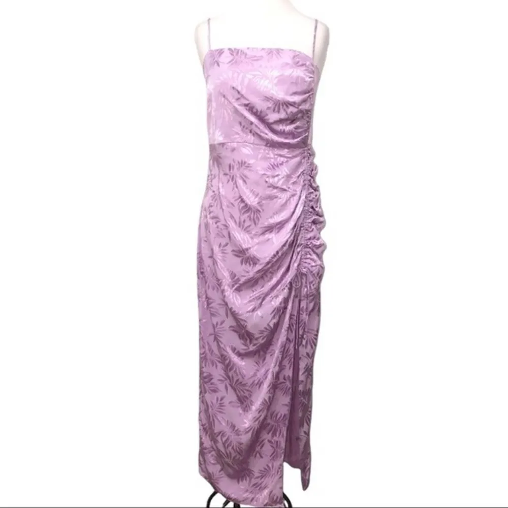 Saylor Gardenia Floral Spaghetti Strap Dress in Amethyst Large NWT - Image 4