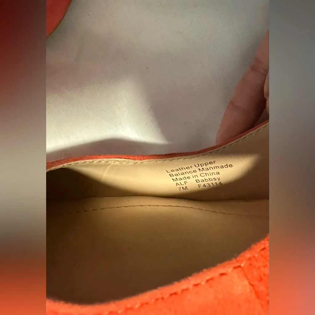 Alfani Vibrant Orange Pointed Heels Size 7 - Image 5