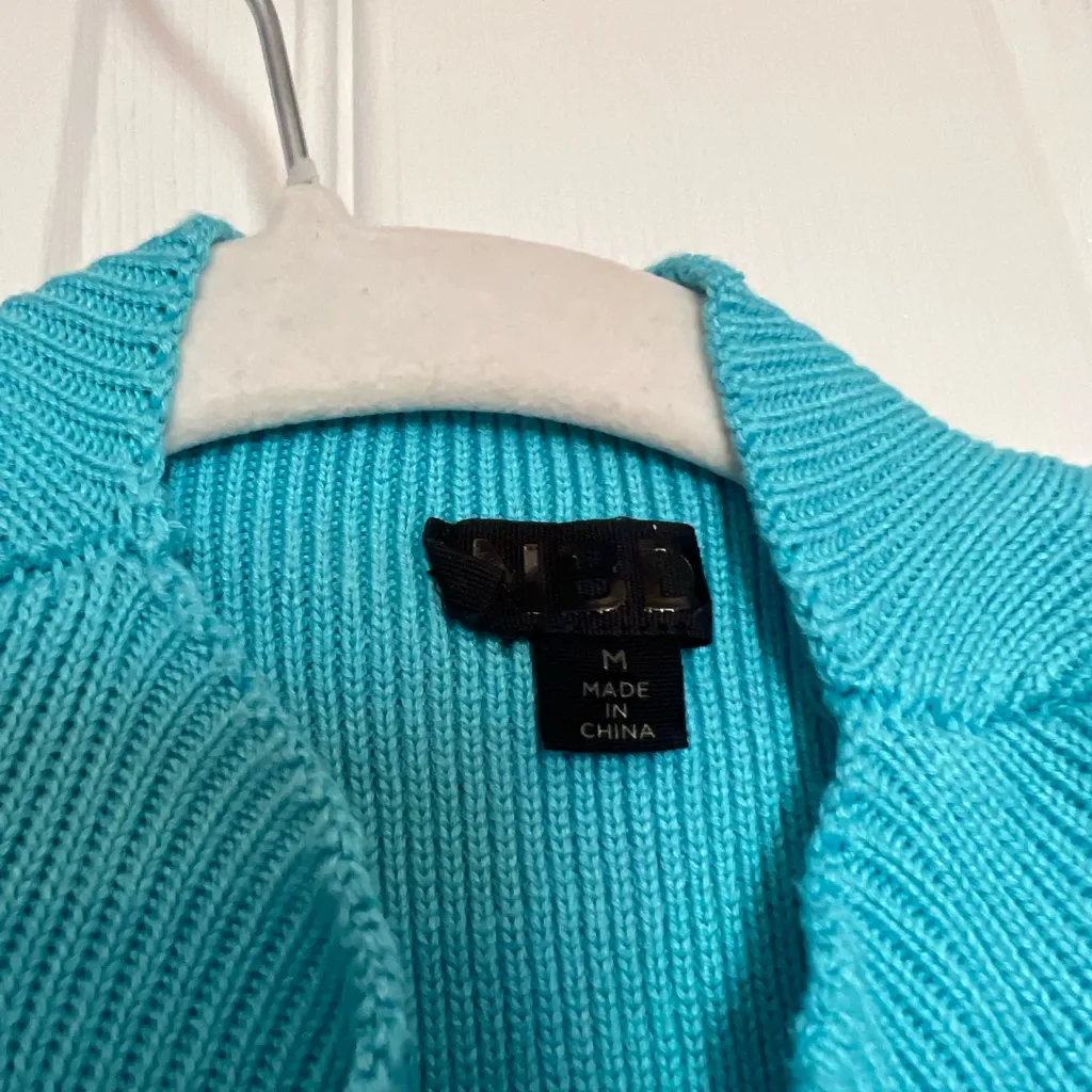NBD Ember Mock Neck Mini Dress in Cerulean Blue - Image 5