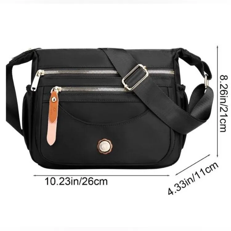 NWOT Colorful Fox Shoulder bag Organizer Handbag Purse Lots Of Pockets. Black - Image 10