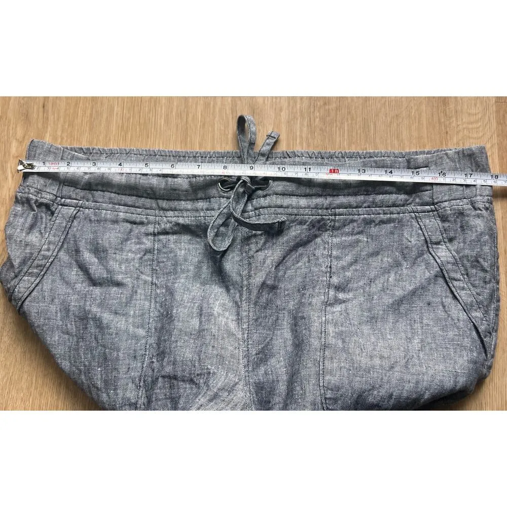 Athleta Linen Wide Leg Pant Size 14 - Image 9