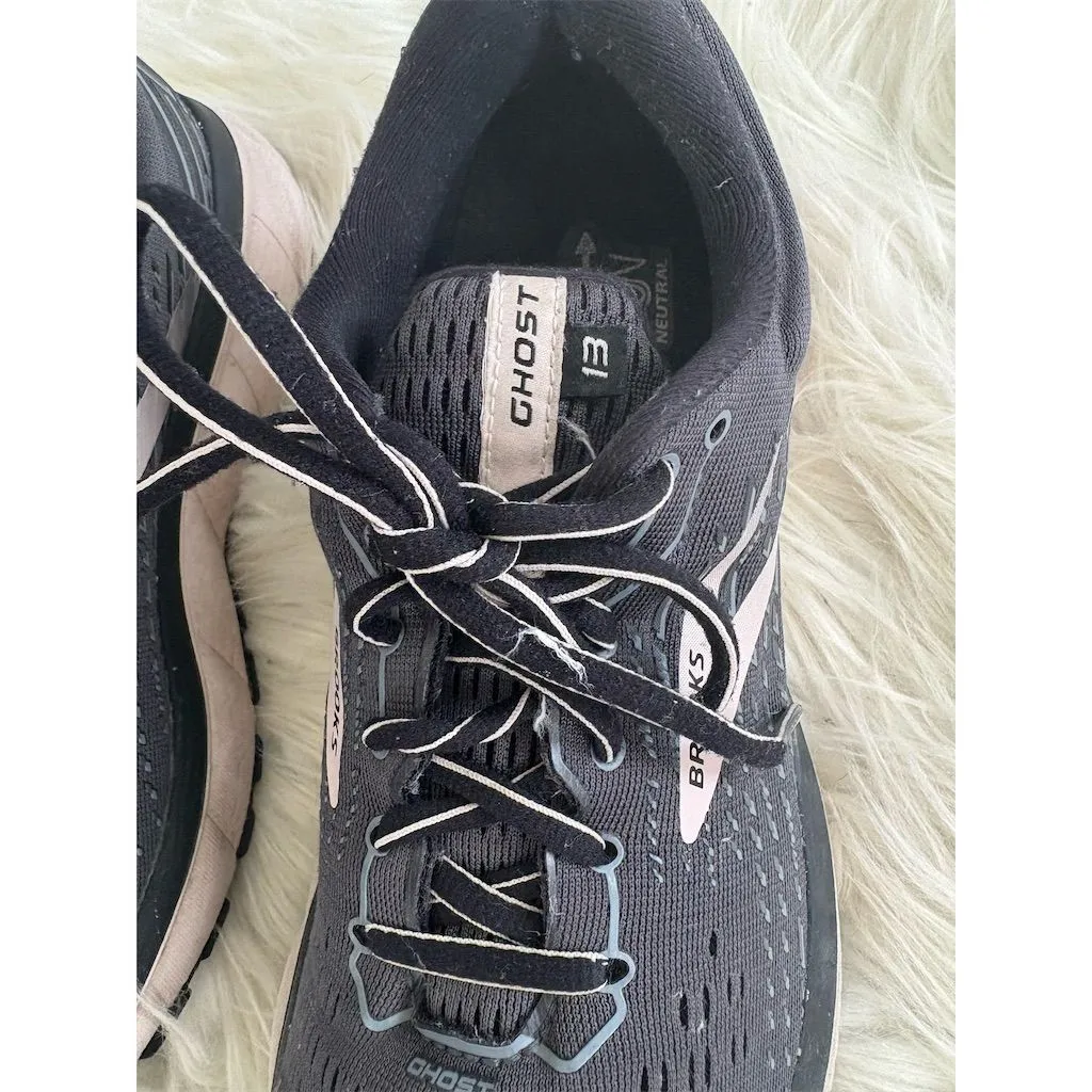 Brooks Ghost 13 Women's Running Shoes Gray Pink Size‎ 9 Athletic Sneaker - Image 4