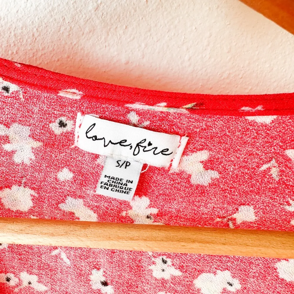 Love Fire bodysuit blouse - Image 3