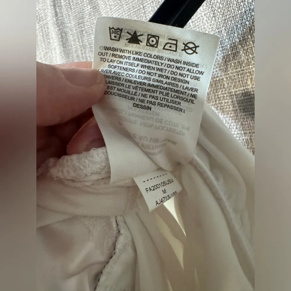 Women’s Nike Drifit Running Shorts White Medium - Image 11