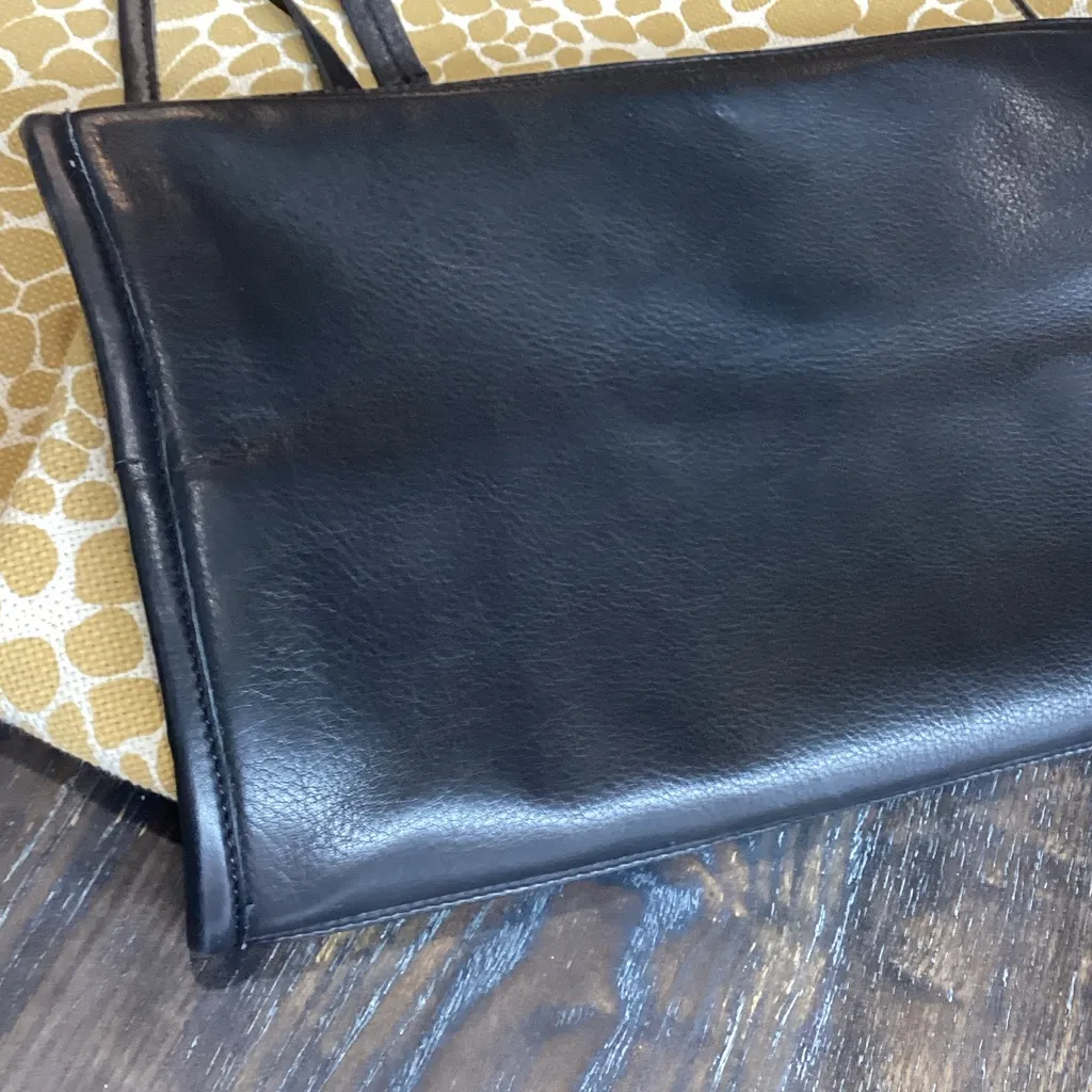 Kempton and Co Gilaugh Tauton Canvas and Leather Giraffe Print Tote Bag NWOT Tan - Image 7