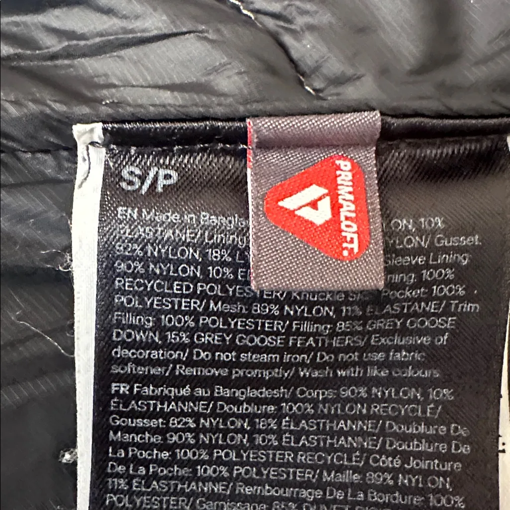 Lululemon Down for it all Gray Hooded Jacket Sz SP - Image 4